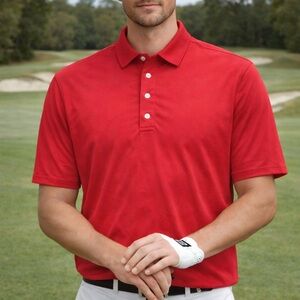 FootJoy Men's Vibrant Red Polo (259)
